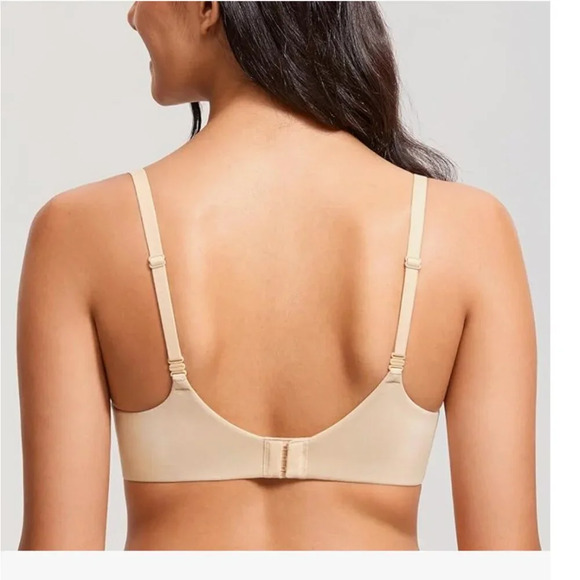 NWT DOBREVA Women's Push Up Bra No Underwire Comfortable Wireless Padded 32D - Picture 3 of 5